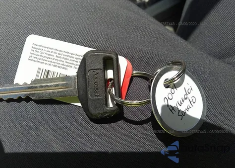 2001 Hyundai Sonata Gls z USA, uszkodzony, nr VIN KMHWF35V21A408702